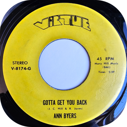Ann Byers - Gotta Get You Back - Virtue