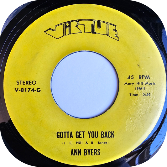 Ann Byers - Gotta Get You Back - Virtue
