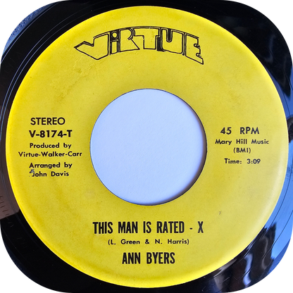 Ann Byers - Gotta Get You Back - Virtue