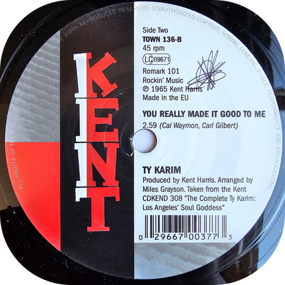 Towana & The Total Destruction - Wear Your Natural, Baby - Kent