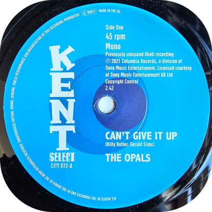 Opals, The - Can't Give It Up - Kent