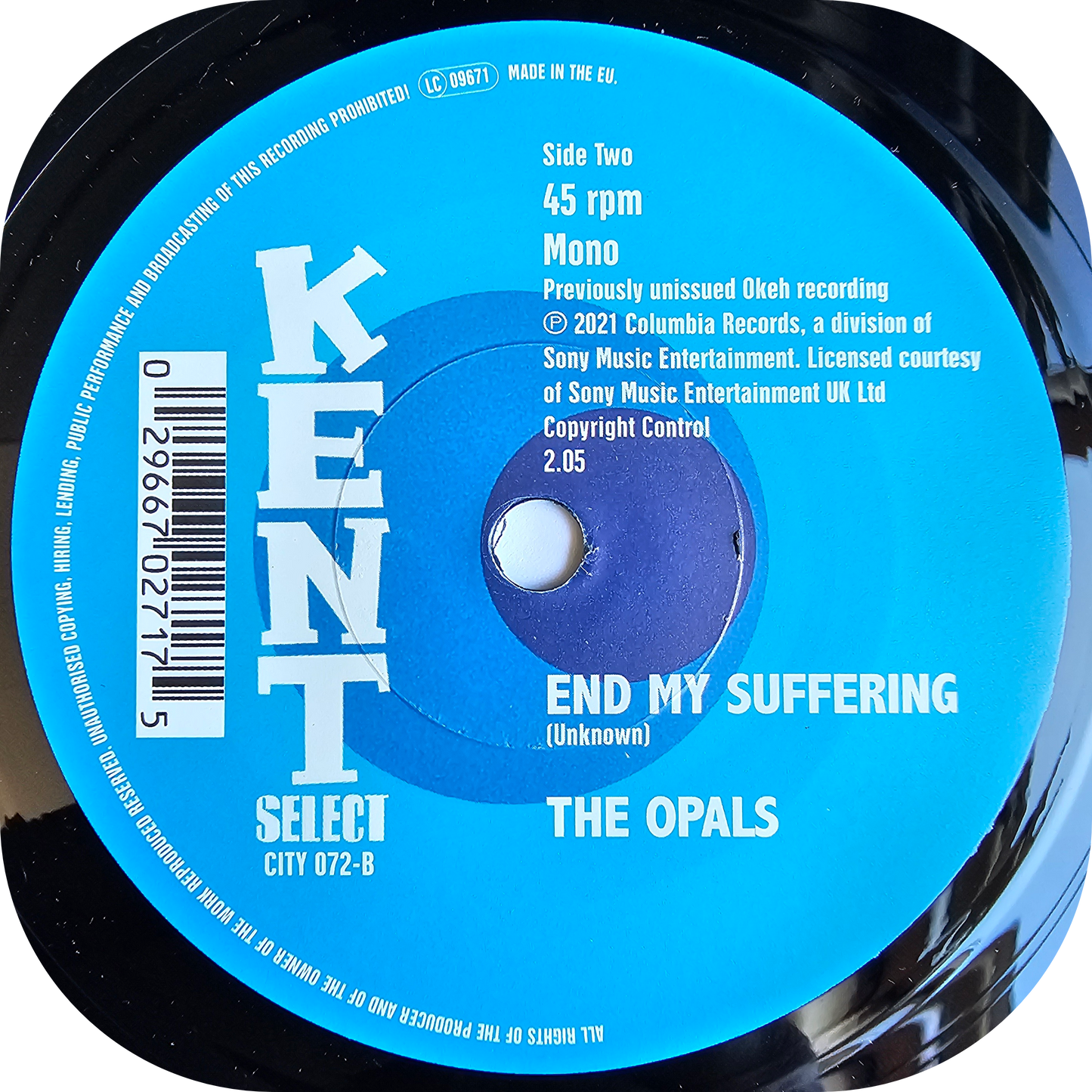 Opals, The - Can't Give It Up - Kent