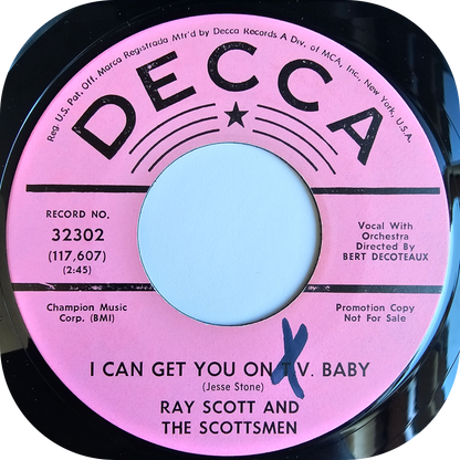 Ray Scott - Love Piled On Top Of Love - Decca DEMO