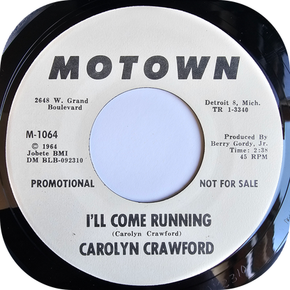 Carolyn Crawford - I'll Come Running - Motown DEMO