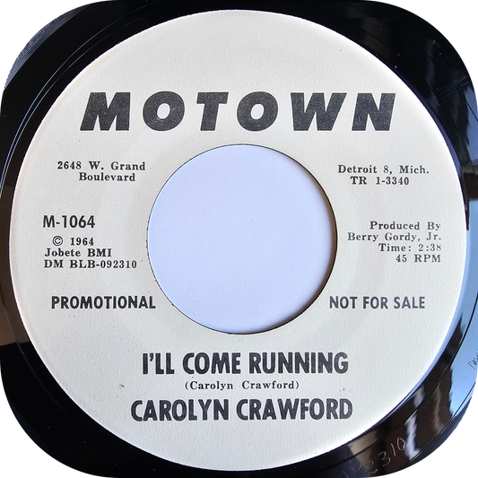 Carolyn Crawford - I'll Come Running - Motown DEMO