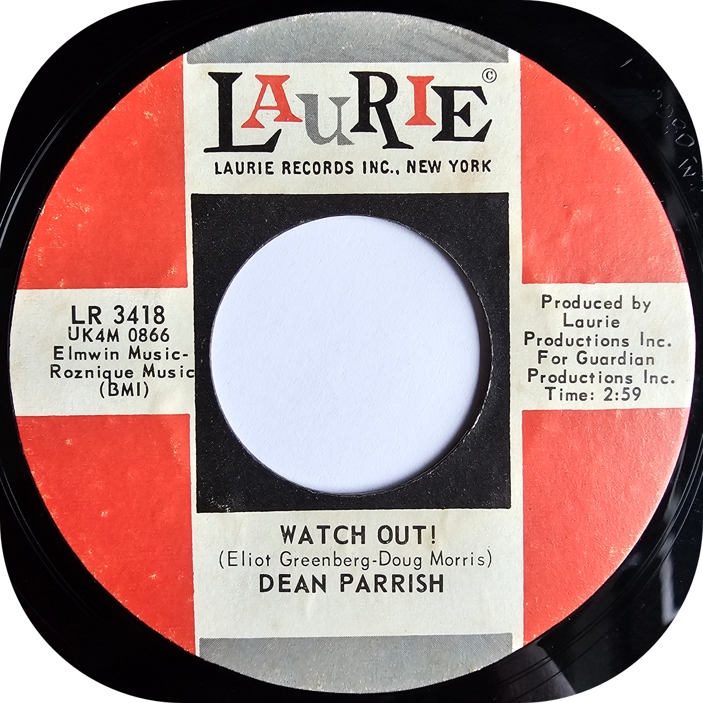 Dean Parrish - I'm On My Way - Laurie