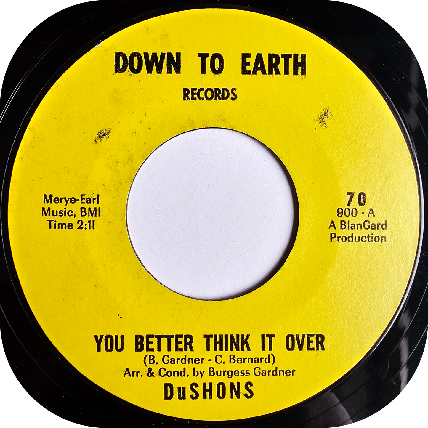 DuShons - You Better Think It Over - Down To Earth