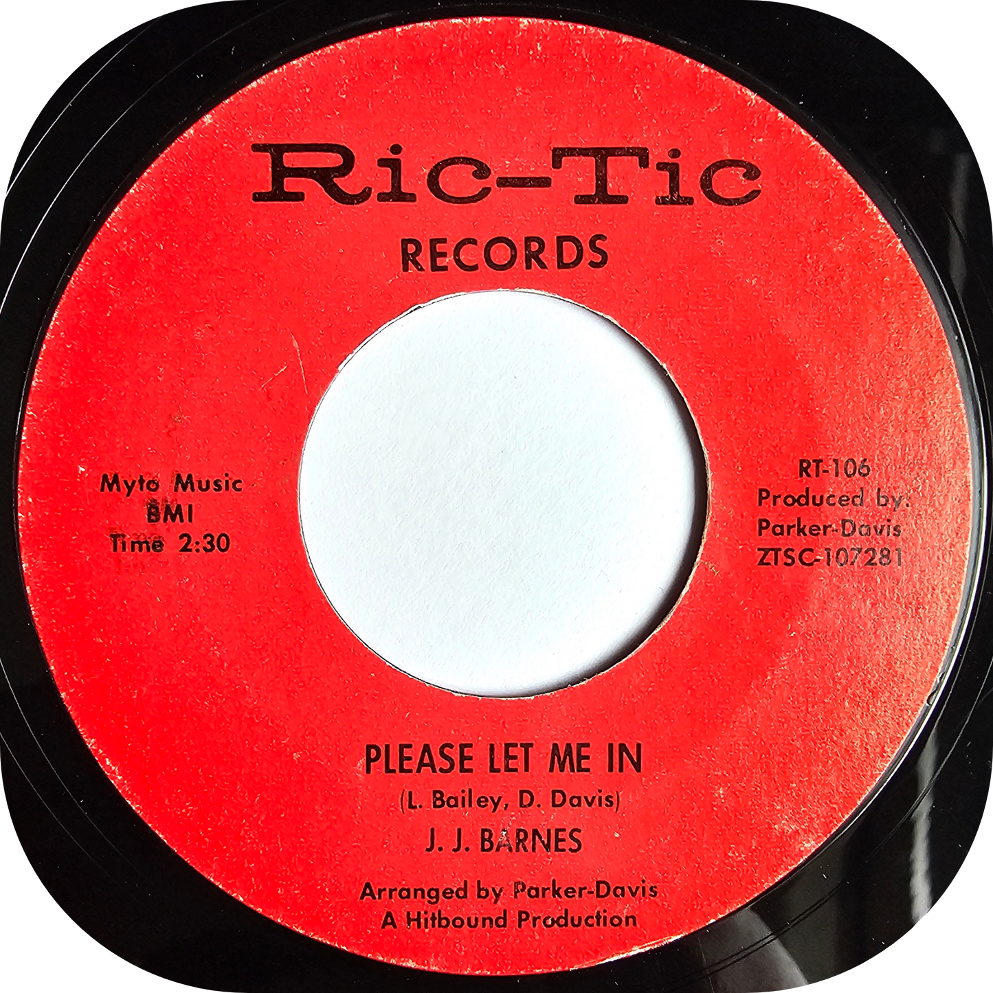 JJ Barnes - Please Let Me In - Ric Tic