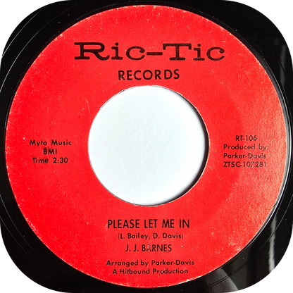 JJ Barnes - Please Let Me In - Ric Tic
