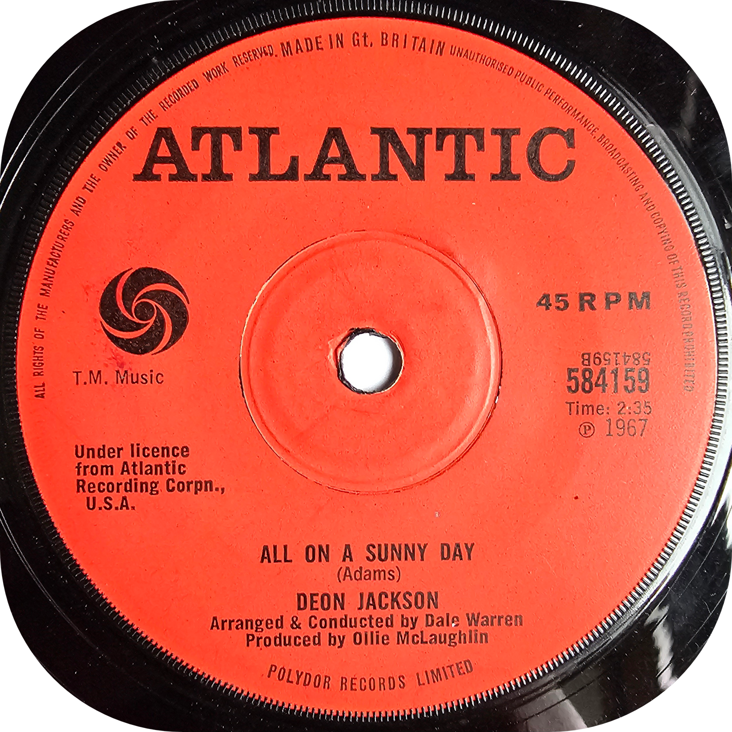 Deon Jackson - Ooh Baby - Atlantic