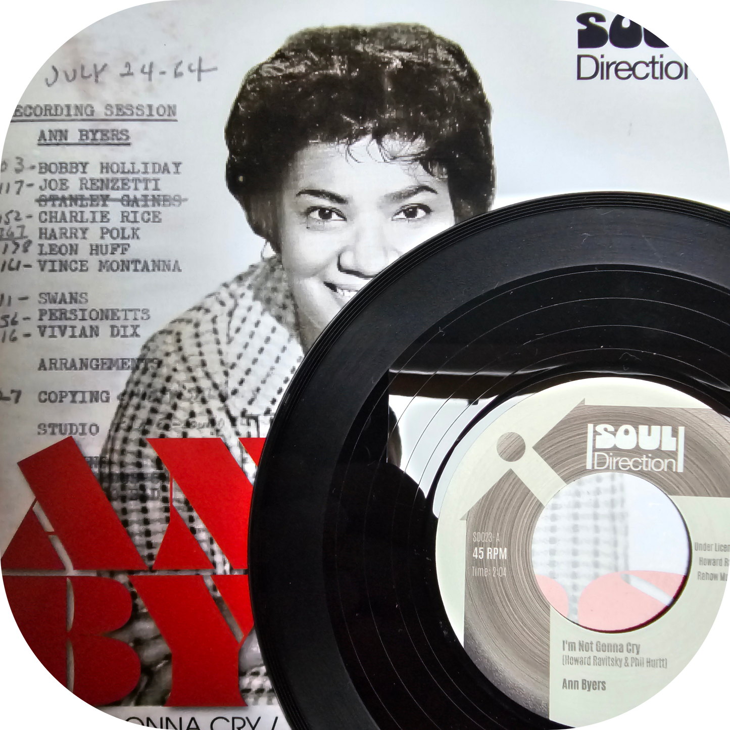 Ann Byers - I'm Not Gonna Cry - Soul Direction