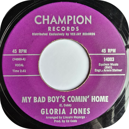 Gloria Jones - Tainted Love - Champion