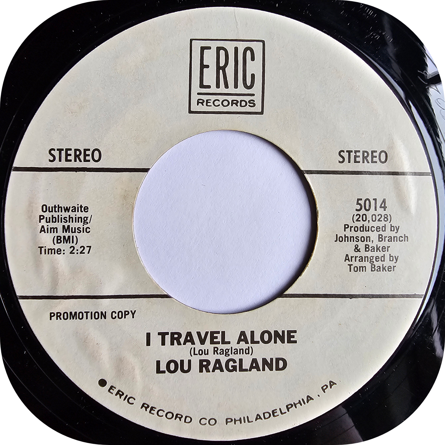 Lou Ragland - I Travel Alone - Eric DEMO