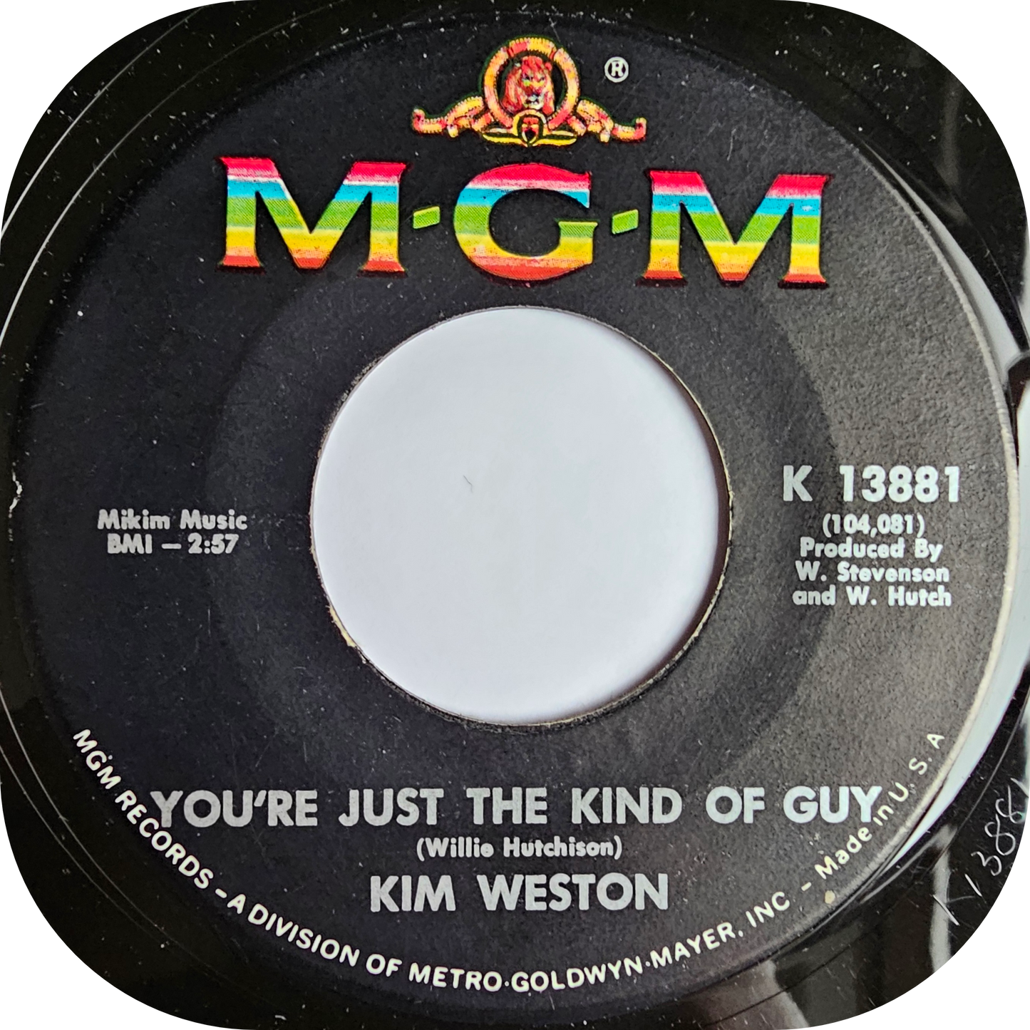 Kim Weston - You're Just The Kind Of Guy - MGM