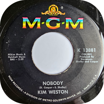 Kim Weston - You're Just The Kind Of Guy - MGM