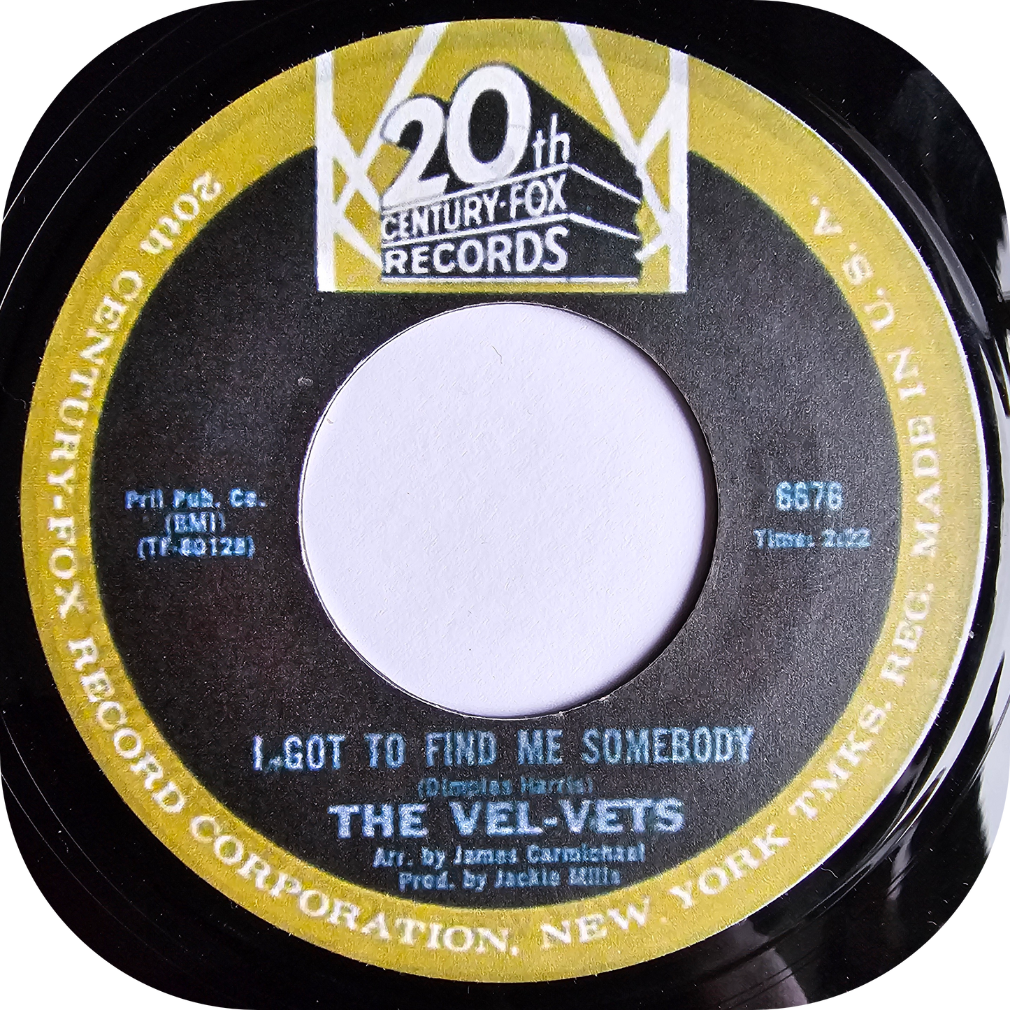 Vel-vets, The - I Got To Find Me Somebody - 20th Century