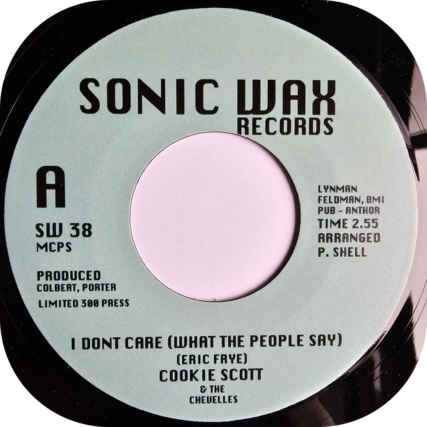Cookie Scott - I Don't Care - Sonic Wax