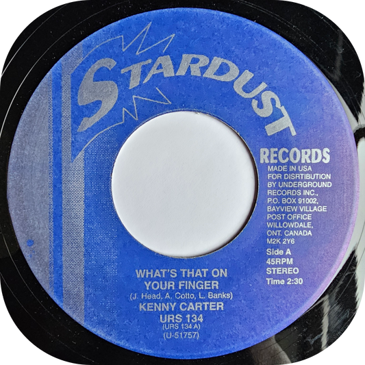 Kenny Carter - What's That On Your Finger - Stardust