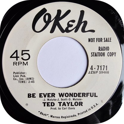 Ted Taylor - That's Life I Guess - Okeh DEMO