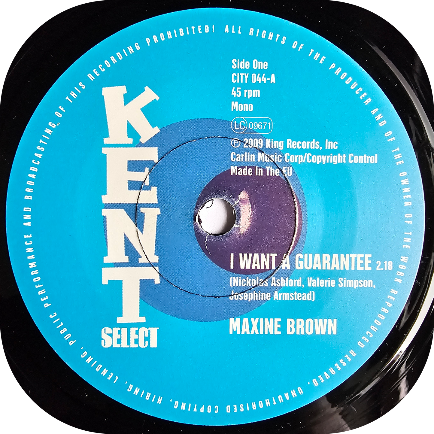 Maxine Brown - I Want A Guarantee - Kent