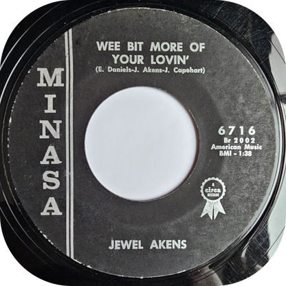 Jewel Akens - Wee Bit More Of Your Lovin' - Minasa
