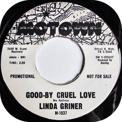 Linda Griner - Good-by Cruel Love - Motown