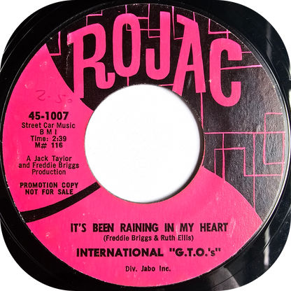 International G.T.O's - I Love My Baby - Rojac