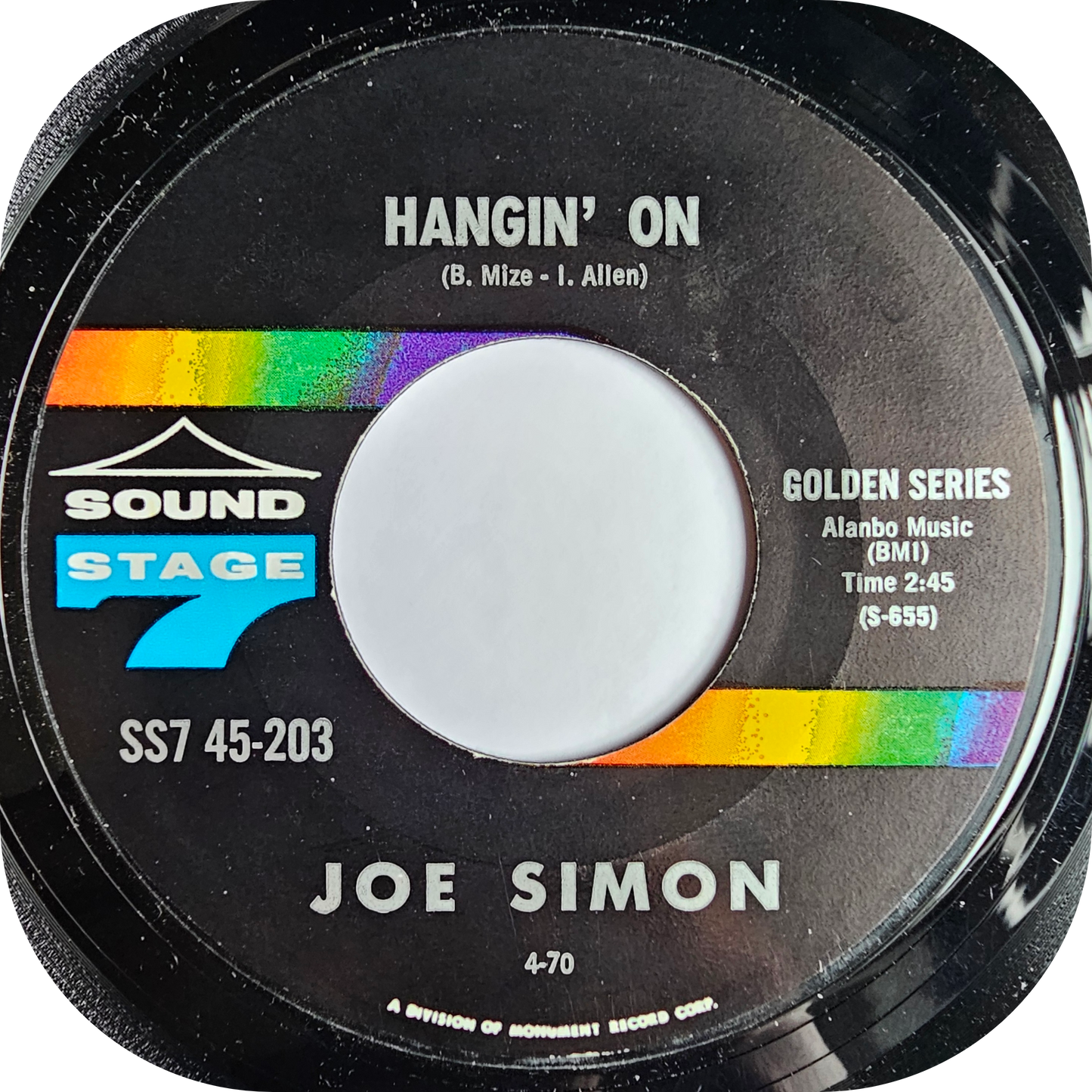 Joe Simon - Hangin' On - Sound Stage 7