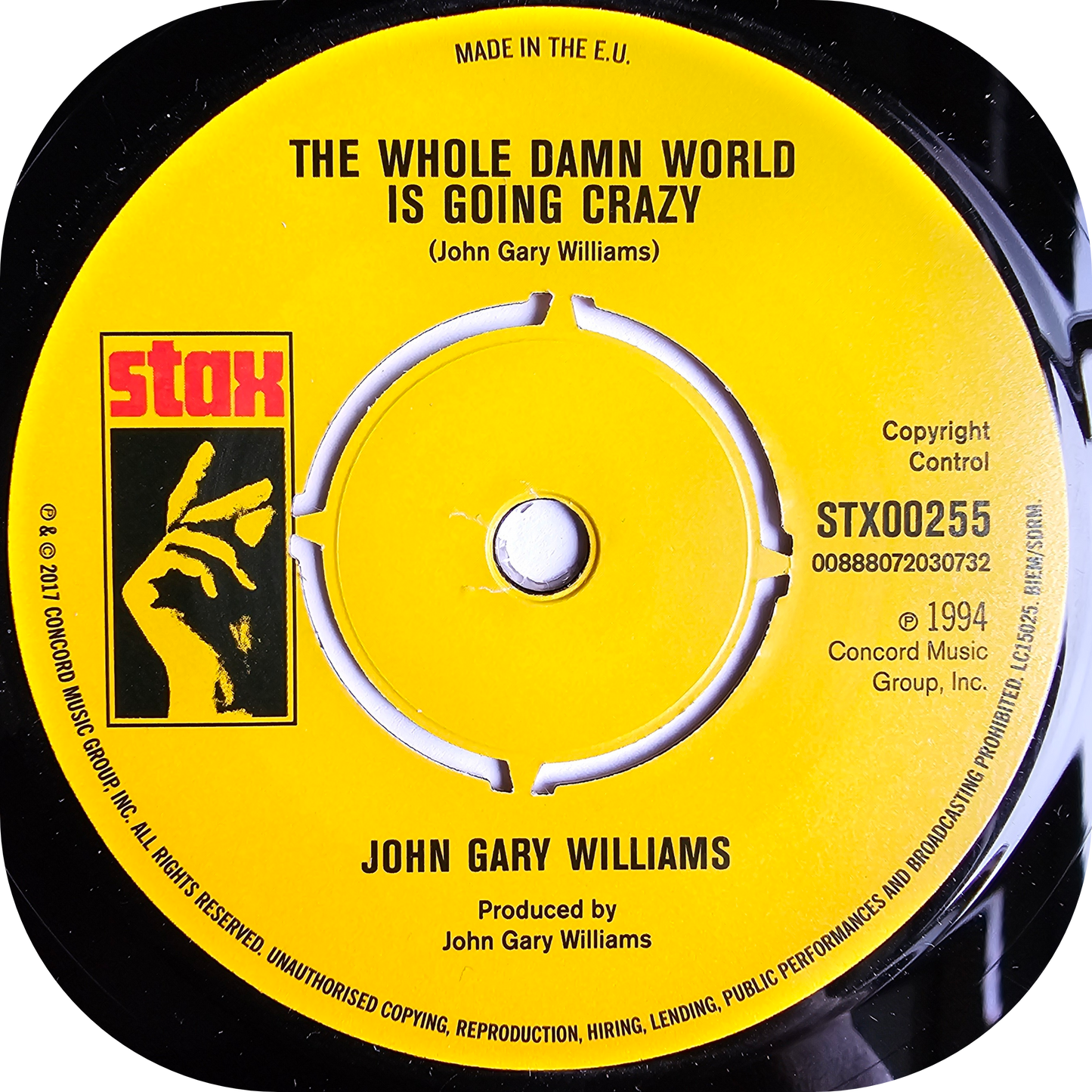 John Gary Williams - The Whole Damn World Is Going Crazy - Stax