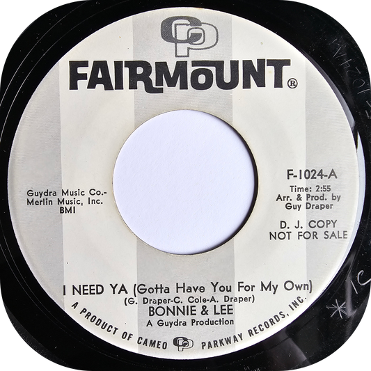 Bonnie & Lee - The Way I Feel About You - Fairmount DEMO