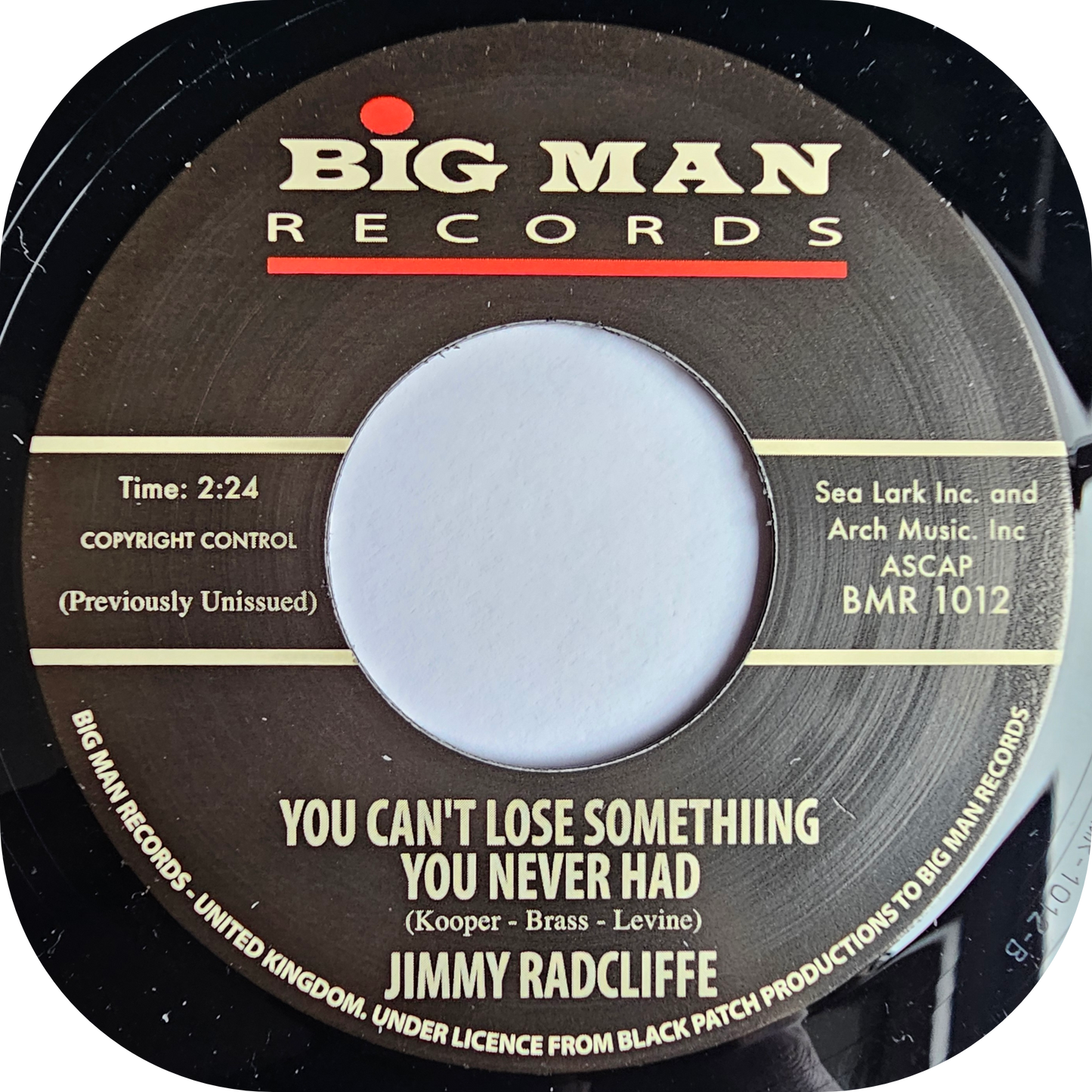 Jimmy Radcliffe - Big City Blues - Big Man