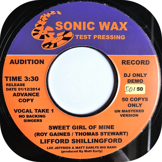 Lifford Shillingford - Sweet Girl Of Mine - Sonic Wax