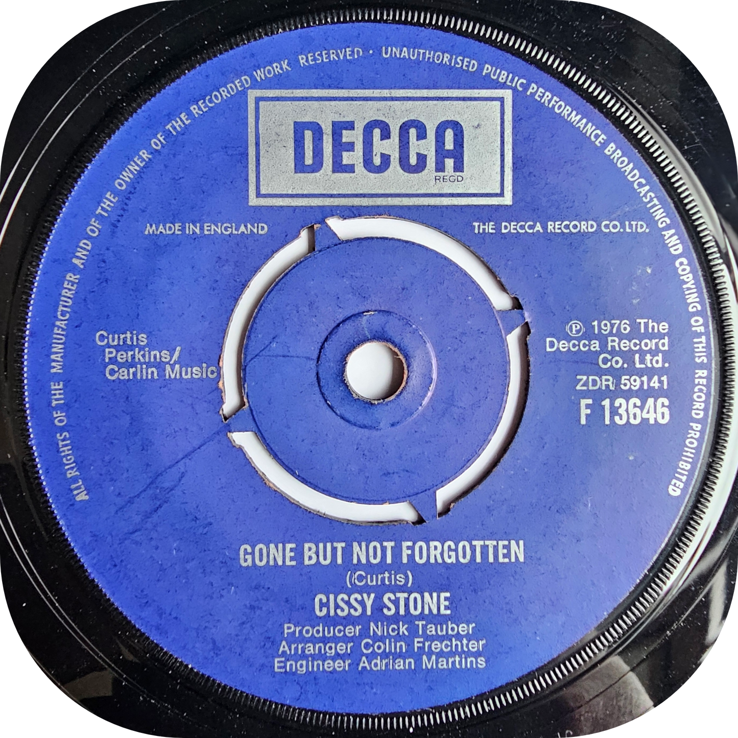 Cissy Stone - Gone But Not Forgotten - Decca