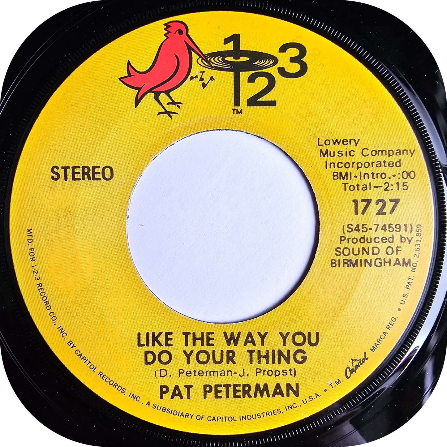 Pat Peterman - Like The Way You Do Your Thing - 123