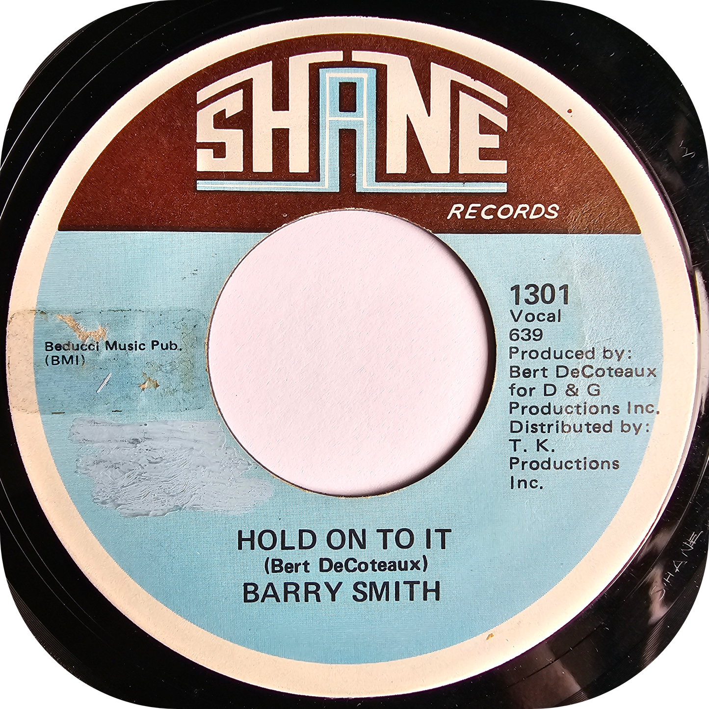 Barry Smith - Hold On To It - Shane