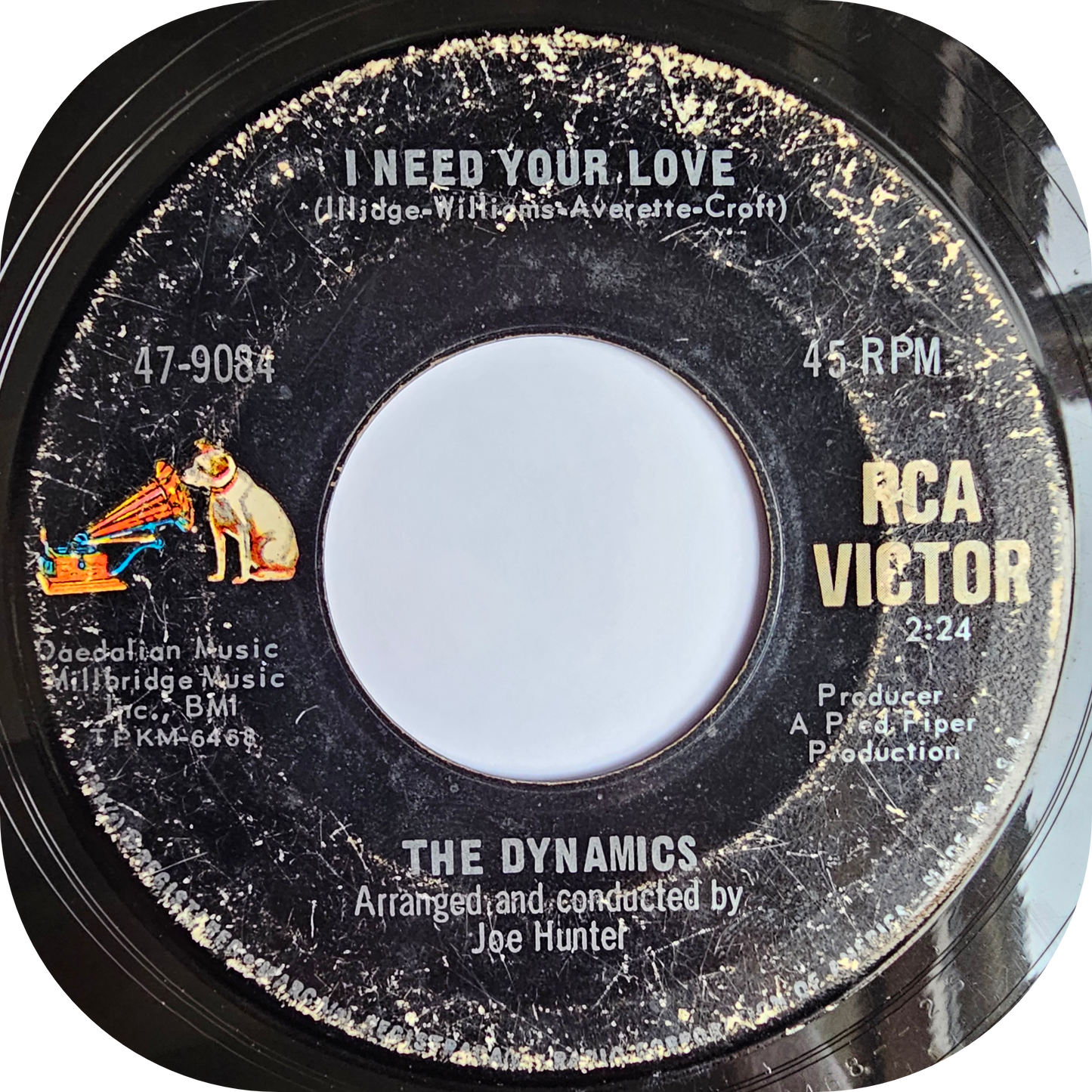Dynamics, The - I Need Your Love - RCA Victor