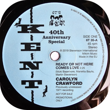 Carolyn Crawford - Ready Or Not Here Comes Love - Kent 100 Club