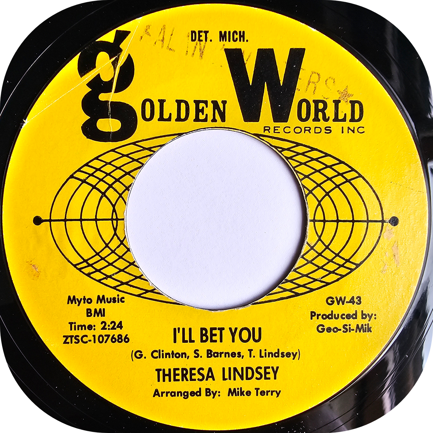 Theresa Lindsey - I'll Bet You - Golden World