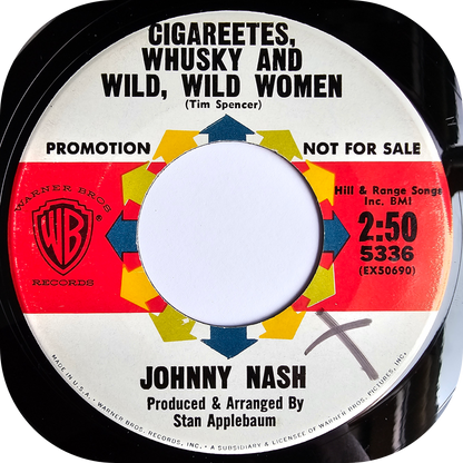 Johnny Nash - I'm Movin' On - Warner Bros DEMO