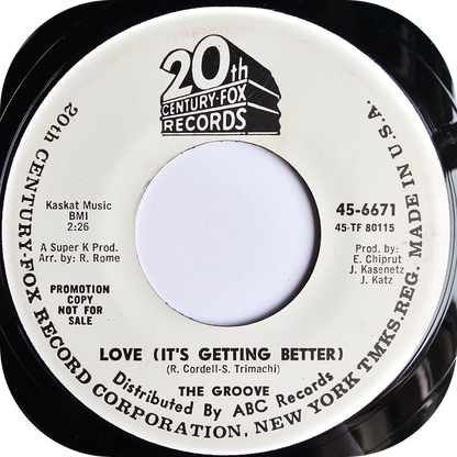 Groove, The - Love (It's Getting Better) - 20th Century DEMO