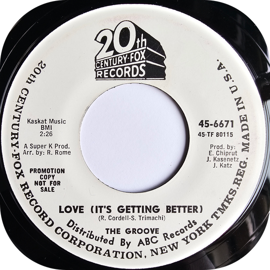 Groove, The - Love (It's Getting Better) - 20th Century DEMO
