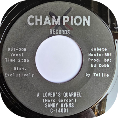 Sandy Wynns - The Touch Of Venus - Champion