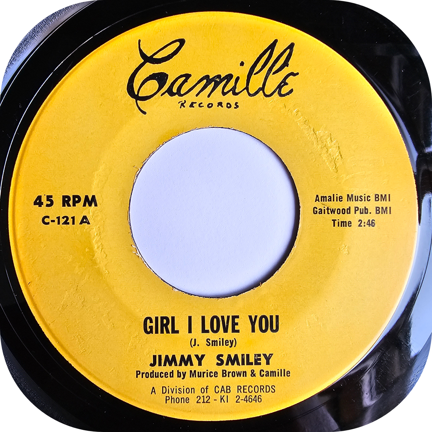 Jimmy Smiley - Girl I Love You - Camille