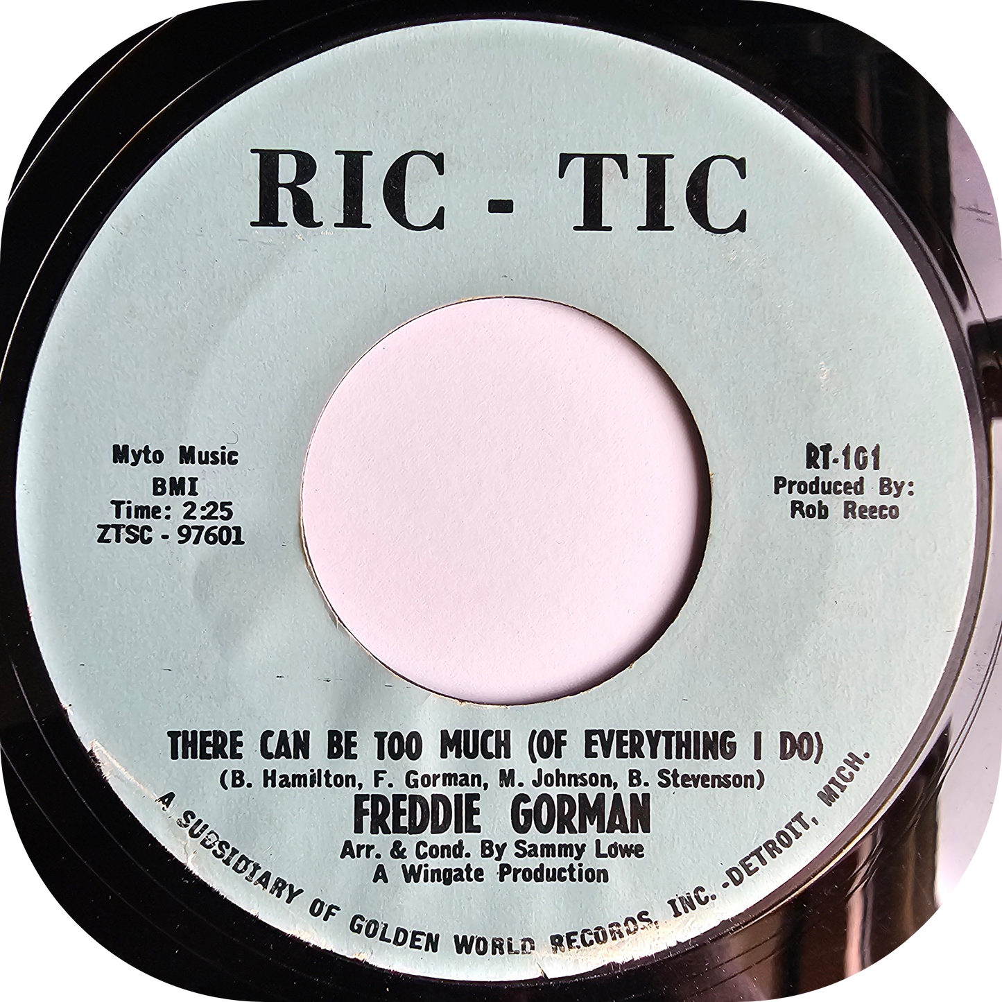 Freddie Gorman - In A Bad Way - Ric Tic