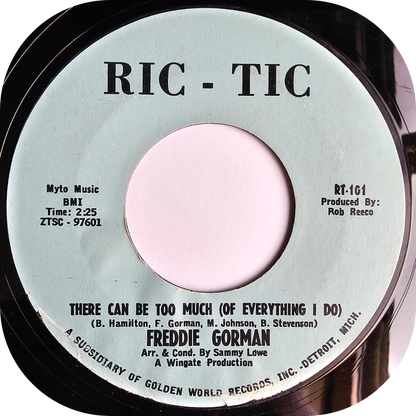 Freddie Gorman - In A Bad Way - Ric Tic