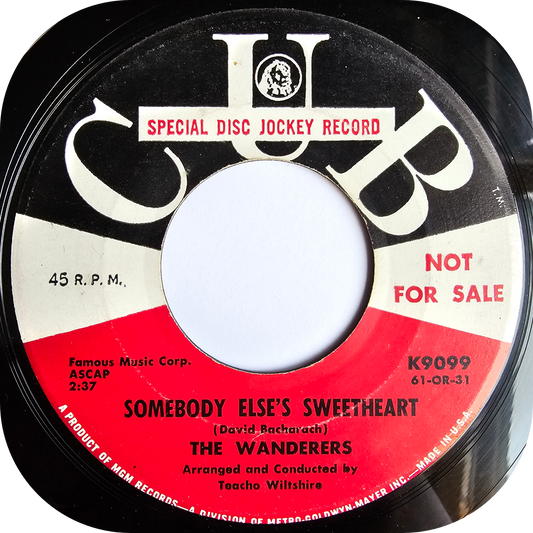 Wanderers, The - Somebody Else's Sweetheart - Cub DEMO
