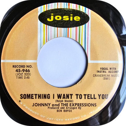 Johnny And The Expression - Where Is The Party - Josie