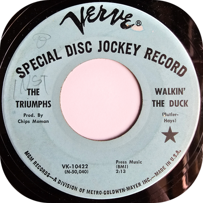 Triumphs, The - Walkin' The Duck - Verve DEMO