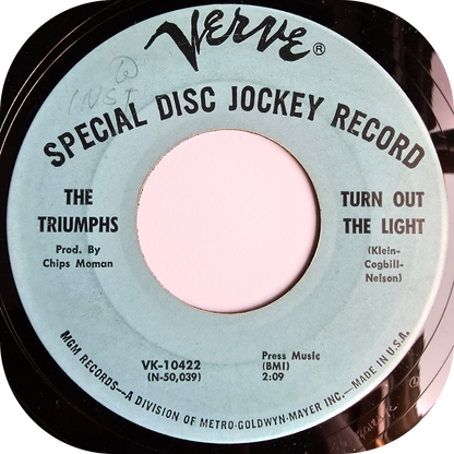 Triumphs, The - Walkin' The Duck - Verve DEMO