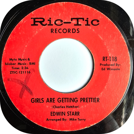 Edwin Starr - Girls Are Getting Prettier - Ric Tic